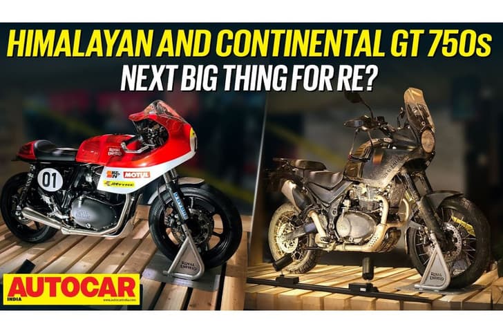 Royal Enfield Continental GT and Himalayan 750 walkaround